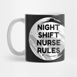 Night Shift Nurse Rules Mug